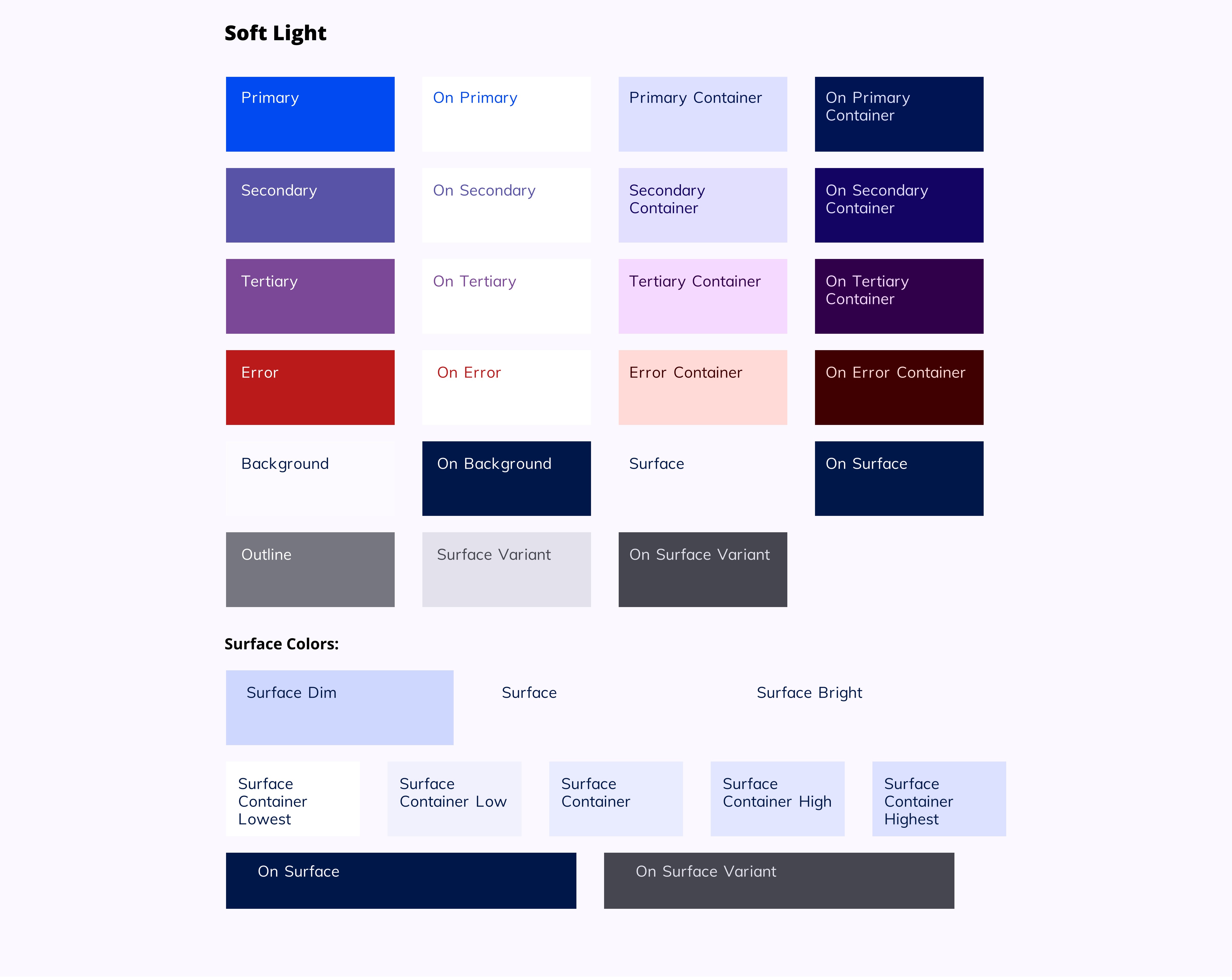 soft light theme